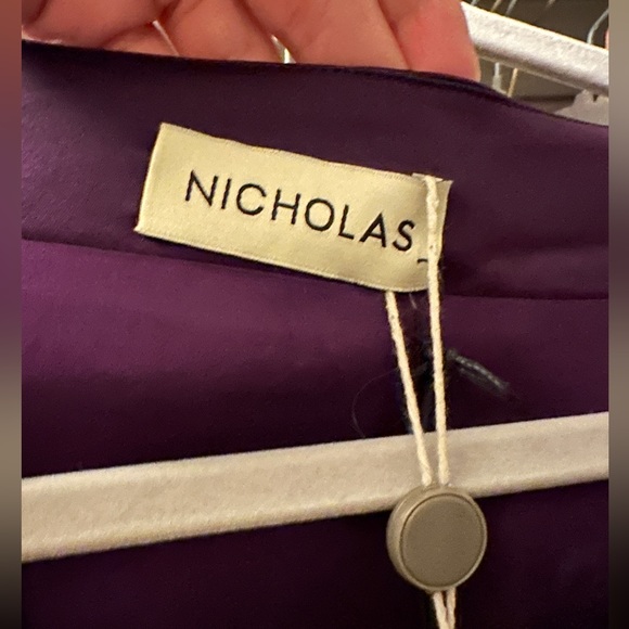 NICHOLAS Alezia twist-front cutout satin dress - Picture 6 of 10